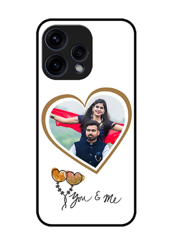 Oppo Reno 15 5G Custom Glass Phone Case - You & Me Design