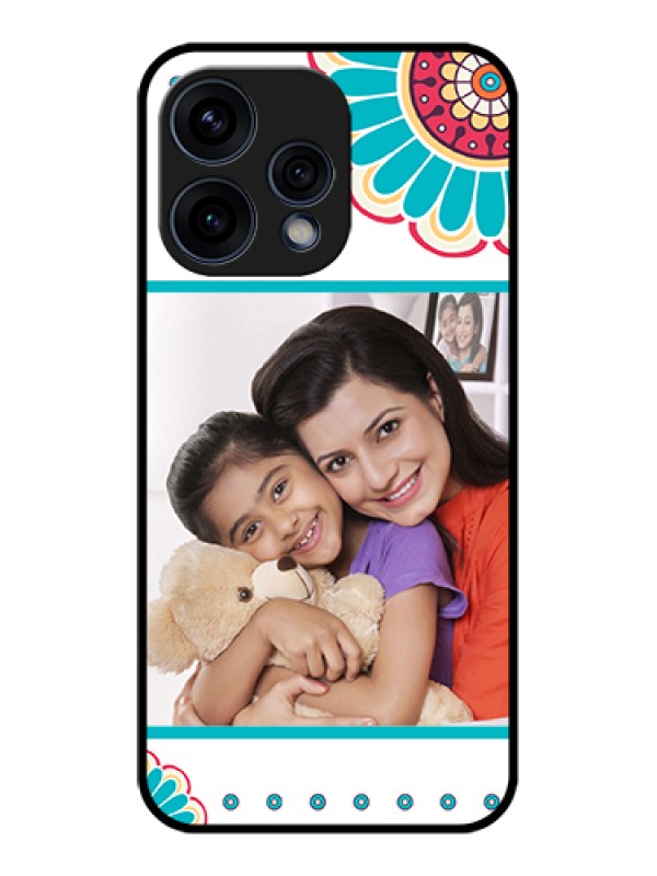 Custom Oppo Reno 15 5G Custom Glass Phone Case - Flower Design