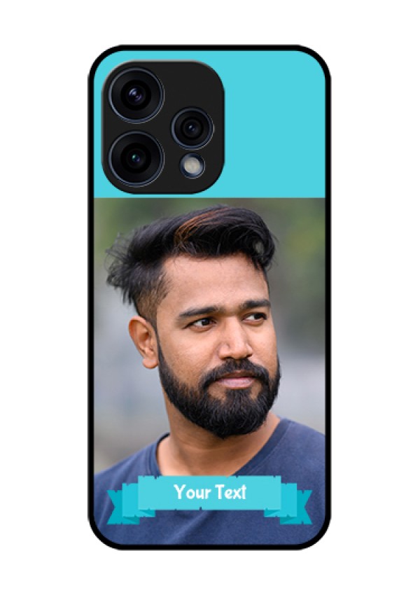 Oppo Reno 15 5G Custom Glass Phone Case - Blue Color Design