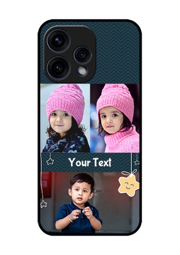 Oppo Reno 15 5G Custom Glass Phone Case - Hanging Stars Design