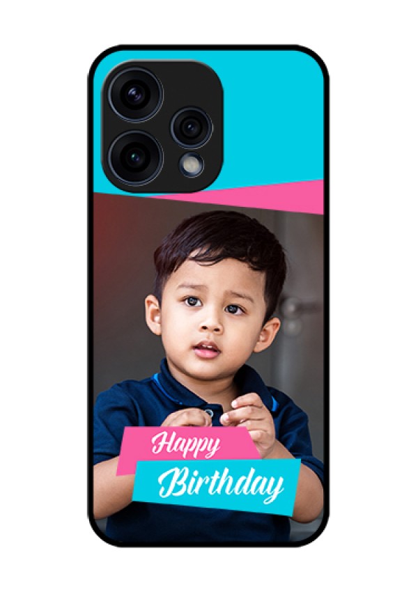 Oppo Reno 15 5G Custom Glass Phone Case - Image Holder With 2 Color Design