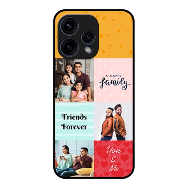 Oppo Reno 15 5G Custom Glass Phone Case - Images With Quotes Design