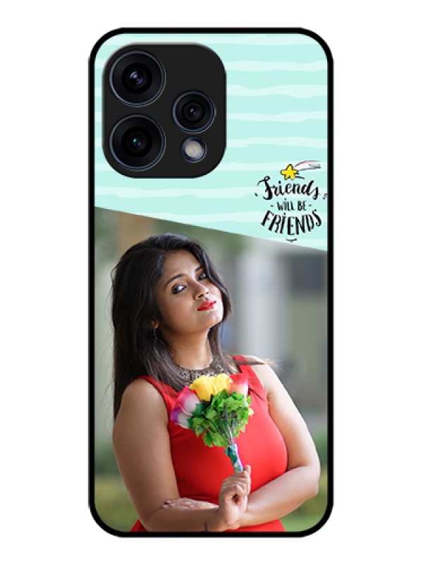 Custom Oppo Reno 15 5G Custom Glass Phone Case - Friends Picture Icon Design