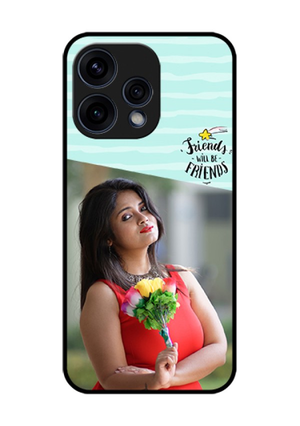 Oppo Reno 15 5G Custom Glass Phone Case - Friends Picture Icon Design