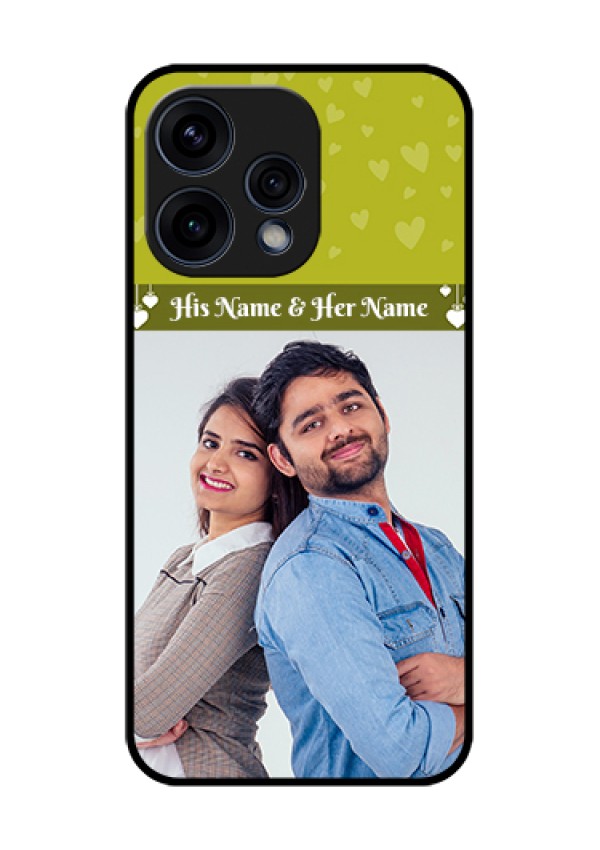 Oppo Reno 15 5G Custom Glass Phone Case - You & Me Heart Design