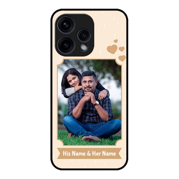 Oppo Reno 15 5G Custom Glass Phone Case - With Confetti Love Design Oppo Reno 15 5G Custom Glass Phone Case - With Confetti Love Design