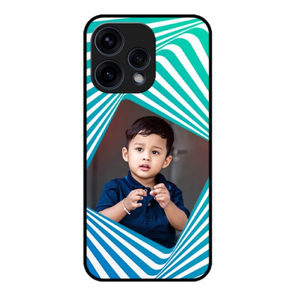 Oppo Reno 15 5G Custom Glass Phone Case - Abstract Spiral Design