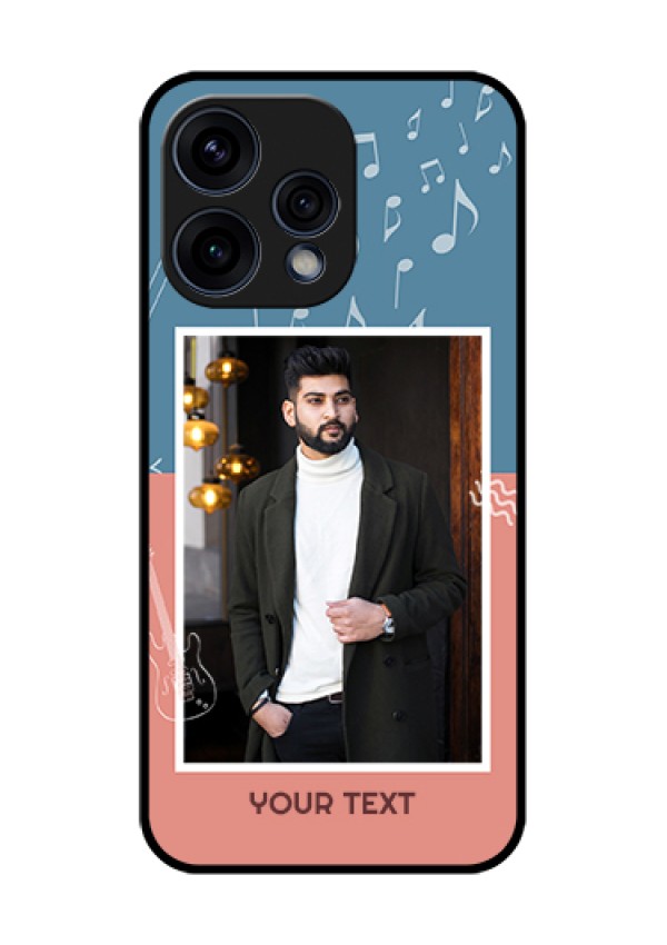 Oppo Reno 15 5G Custom Glass Phone Case - With Color Musical Note Design