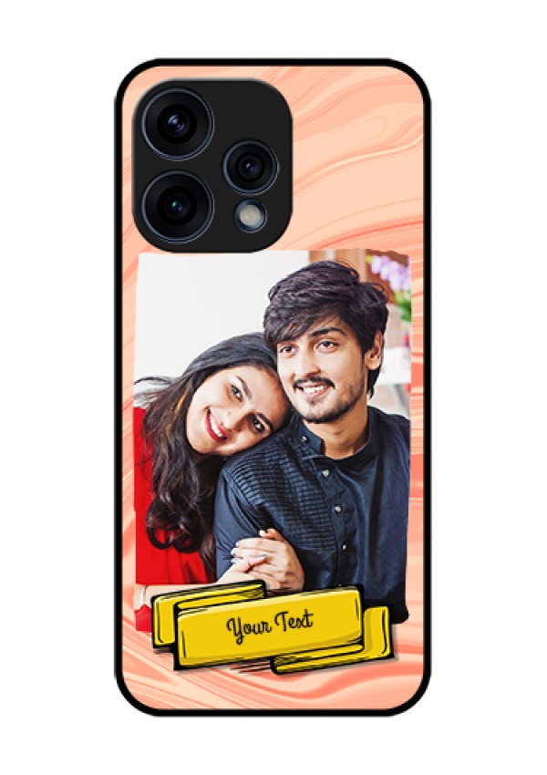 Oppo Reno 15 5G Custom Glass Phone Case - Marble Texture Design