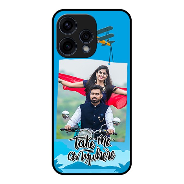 Oppo Reno 15 5G Custom Glass Phone Case - Traveller Design