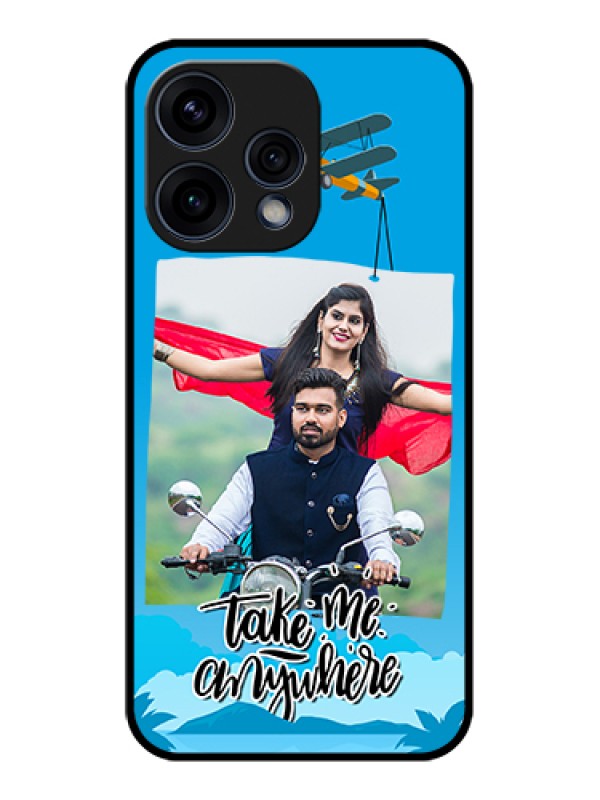 Custom Oppo Reno 15 5G Custom Glass Phone Case - Traveller Design