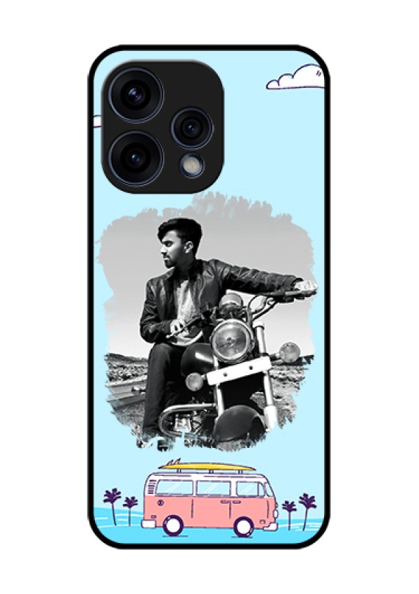 Oppo Reno 15 5G Custom Glass Phone Case - Travel & Adventure Design