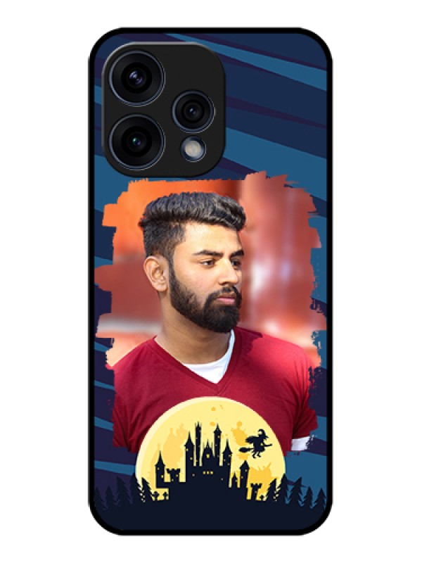 Custom Oppo Reno 15 5G Custom Glass Phone Case - Halloween Witch Design