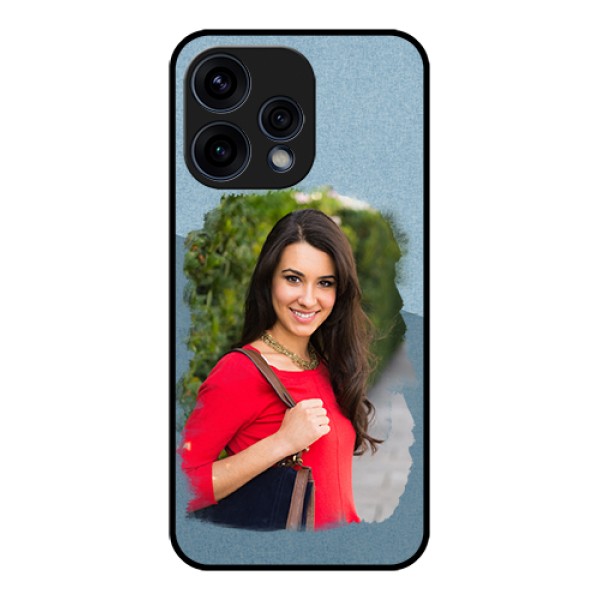 Oppo Reno 15 5G Custom Glass Phone Case - Grunge Line Art Design