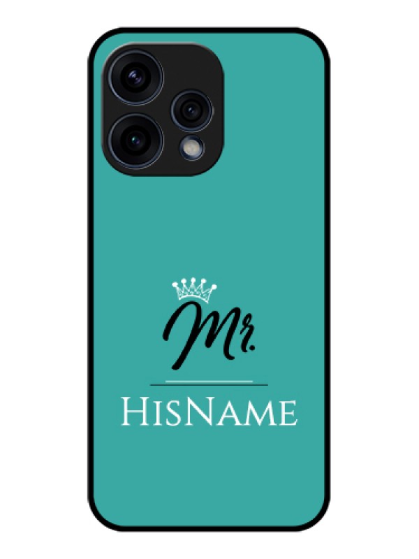 Custom Oppo Reno 15 5G Custom Glass Phone Case - Mr With Name Design