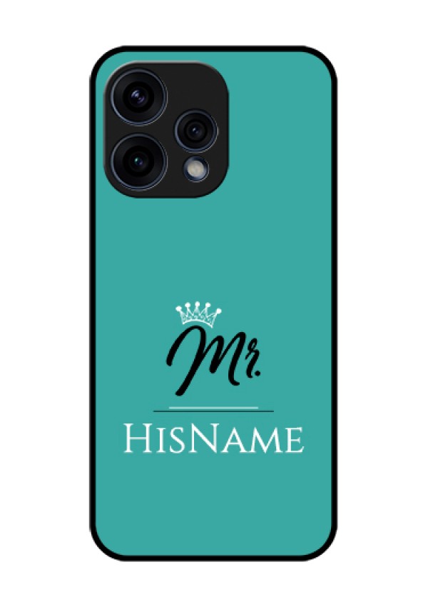Oppo Reno 15 5G Custom Glass Phone Case - Mr With Name Design