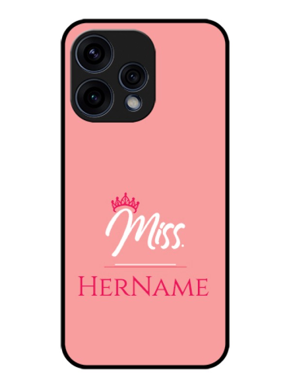 Custom Oppo Reno 15 5G Custom Glass Phone Case - Mrs With Name Design
