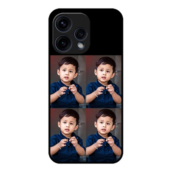 Oppo Reno 15 5G Custom Glass Phone Case - 4 Image Holder Design