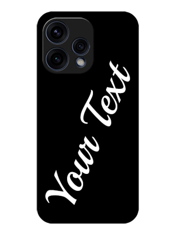 Custom Oppo Reno 15 5G Custom Glass Phone Case - With Your Name Design