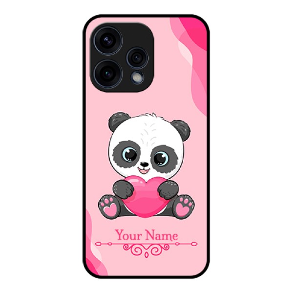 Oppo Reno 15 5G Custom Glass Phone Case - Cute Panda Design