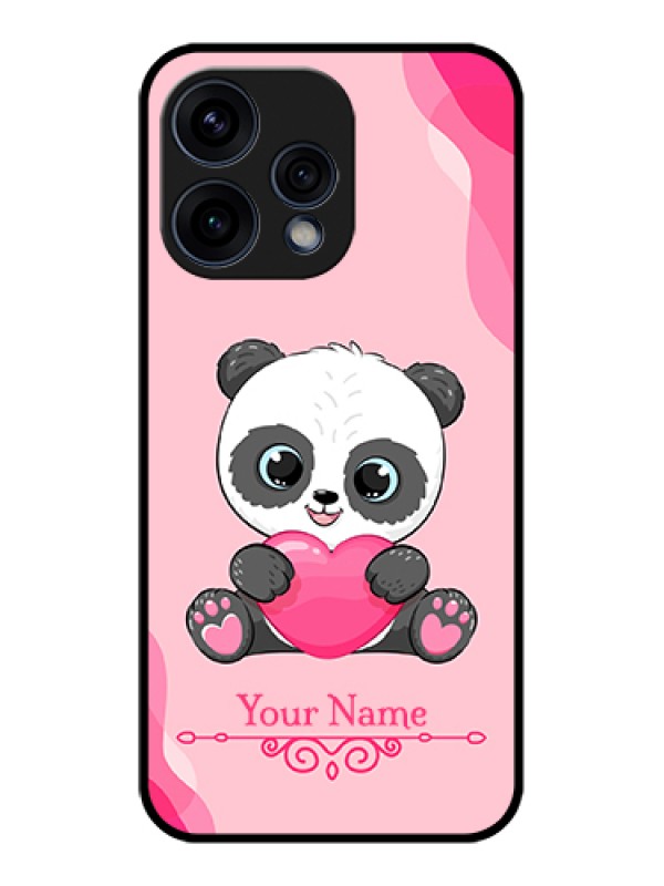 Custom Oppo Reno 15 5G Custom Glass Phone Case - Cute Panda Design