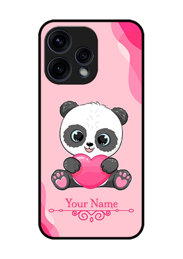 Oppo Reno 15 5G Custom Glass Phone Case - Cute Panda Design