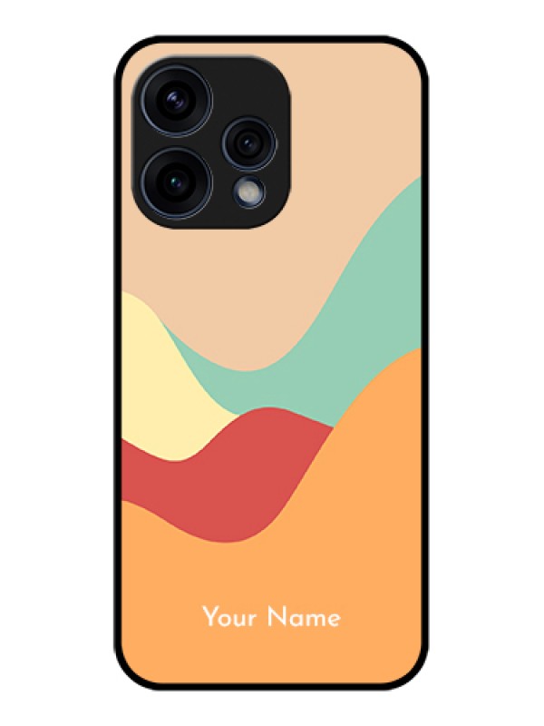 Custom Oppo Reno 15 5G Custom Glass Phone Case - Ocean Waves Multi - Colour Design