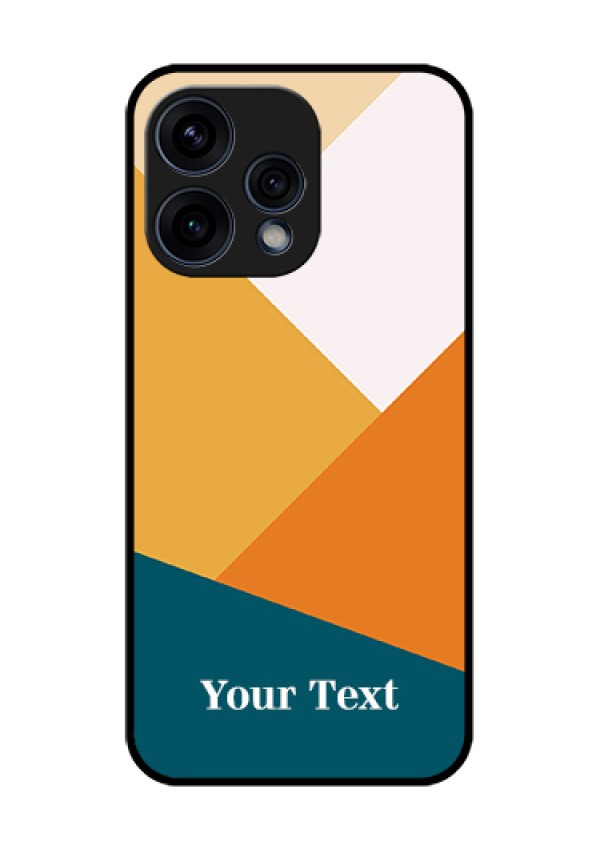 Oppo Reno 15 5G Custom Glass Phone Case - Stacked Multi - Colour Design