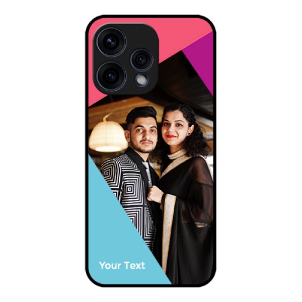 Oppo Reno 15 5G Custom Glass Phone Case - Stacked Triple Colour Design Oppo Reno 15 5G Custom Glass Phone Case - Stacked Triple Colour Design