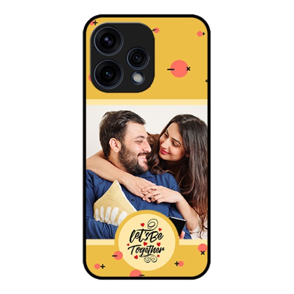 Oppo Reno 15 5G Custom Glass Phone Case - Lets Be Together Design