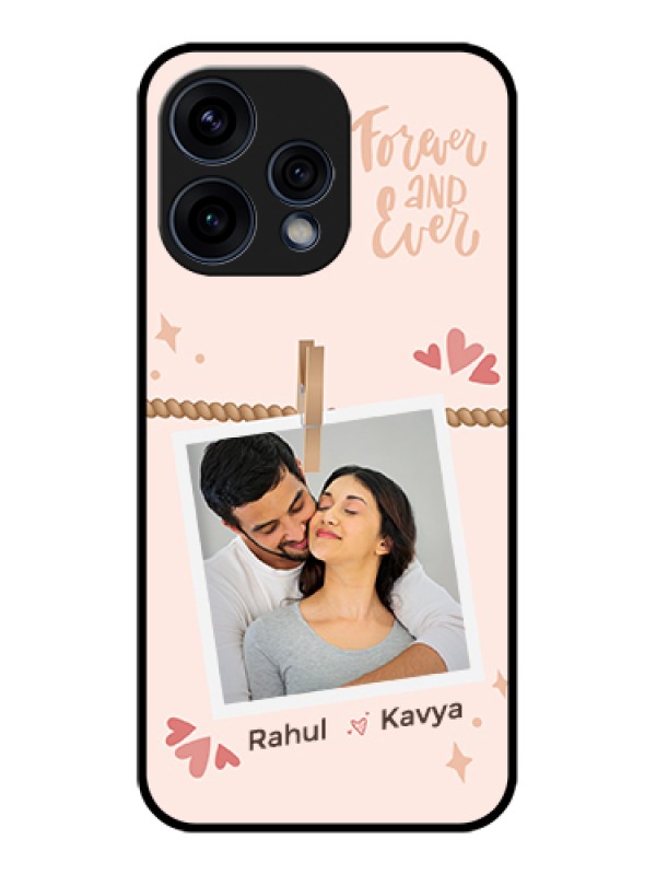 Custom Oppo Reno 15 5G Custom Glass Phone Case - Forever And Ever Love Design