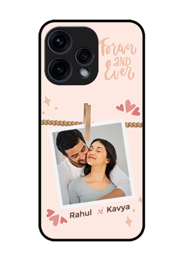 Oppo Reno 15 5G Custom Glass Phone Case - Forever And Ever Love Design