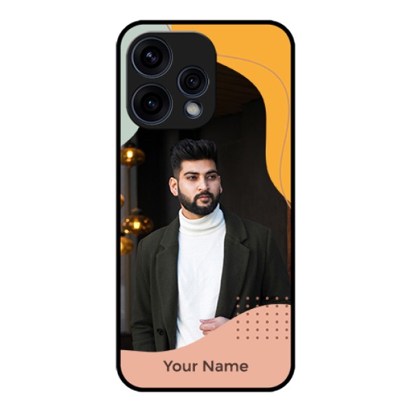 Oppo Reno 15 5G Custom Glass Phone Case - Tri - Coloured Overlay Design Oppo Reno 15 5G Custom Glass Phone Case - Tri - Coloured Overlay Design