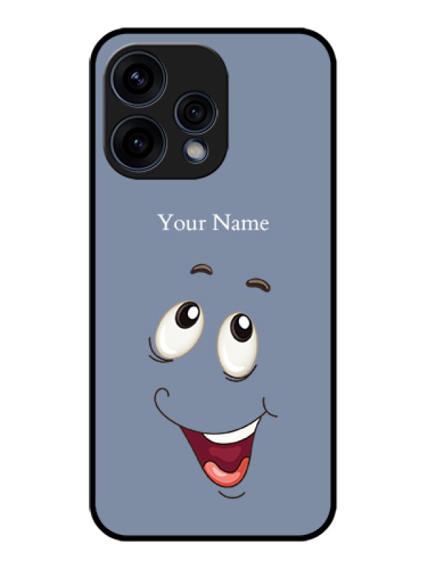 Custom Oppo Reno 15 5G Custom Glass Phone Case - Laughing Cartoon Face Design