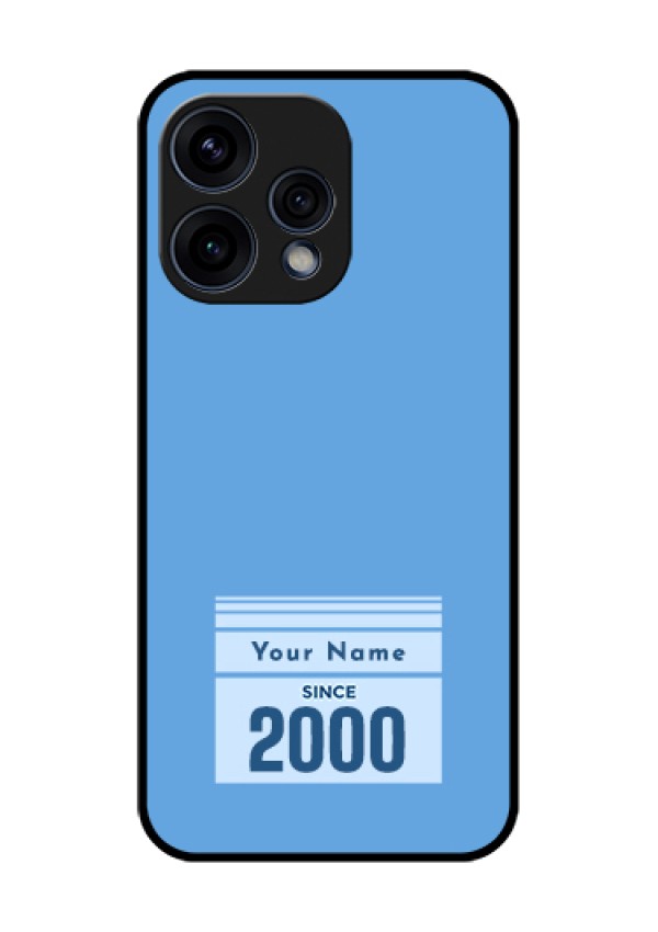 Oppo Reno 15 5G Custom Glass Phone Case - Custom Year Of Birth Design