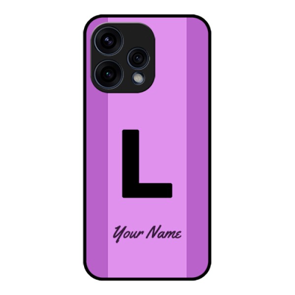 Oppo Reno 15 5G Custom Glass Phone Case - Tricolor Custom Text Design Oppo Reno 15 5G Custom Glass Phone Case - Tricolor Custom Text Design