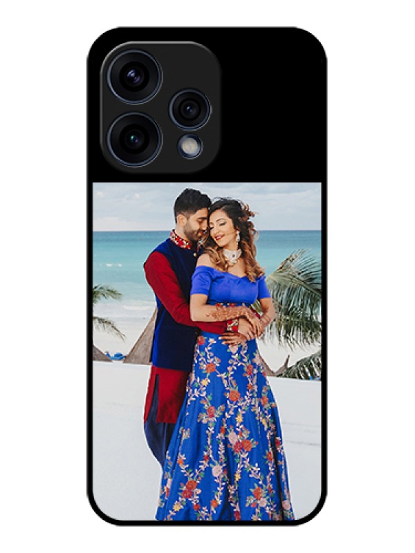 Custom Oppo Reno 15 5G Custom Glass Phone Case - Upload Full Picture With Custom Color Design