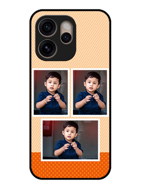 Custom Oppo Reno 15 Pro 5G Custom Glass Phone Case - Bulk Photos Upload Design