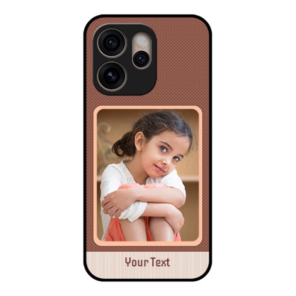 Oppo Reno 15 Pro 5G Custom Glass Phone Case - Simple Pic Upload Design