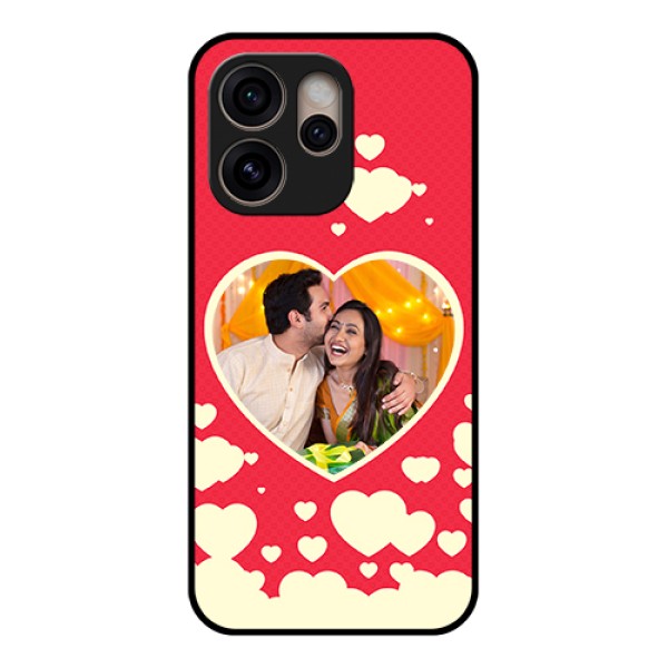 Oppo Reno 15 Pro 5G Custom Glass Phone Case - Love Symbols Phone Cover Design