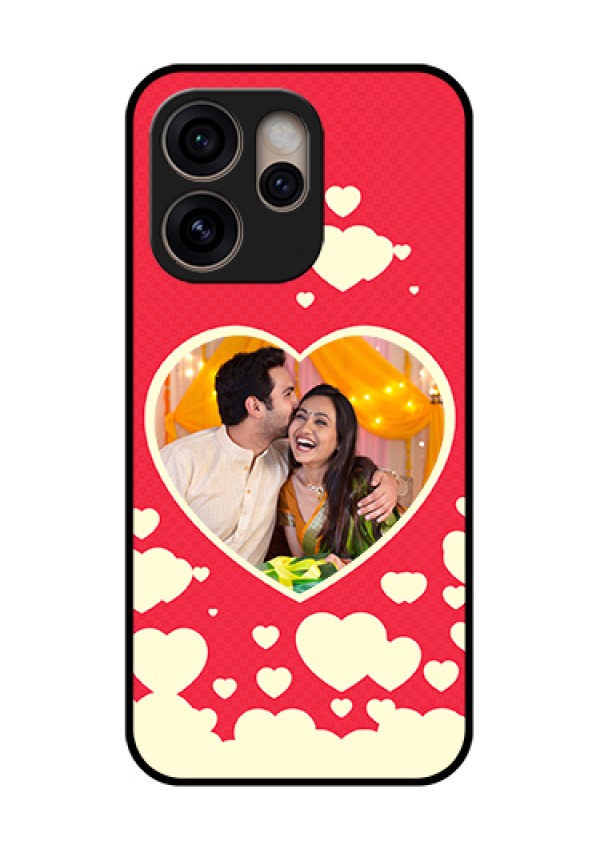 Oppo Reno 15 Pro 5G Custom Glass Phone Case - Love Symbols Phone Cover Design