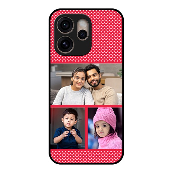 Oppo Reno 15 Pro 5G Custom Glass Phone Case - Bulk Photo Upload Design