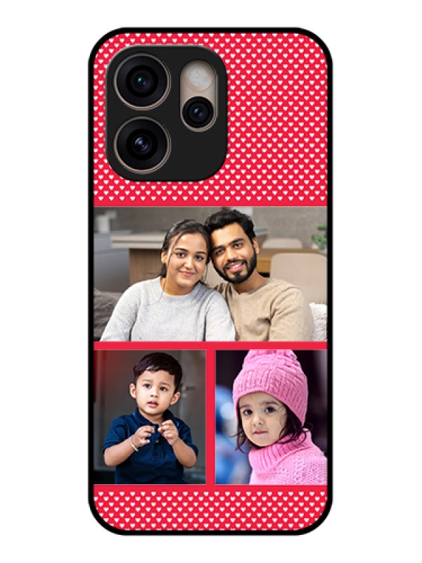 Custom Oppo Reno 15 Pro 5G Custom Glass Phone Case - Bulk Photo Upload Design