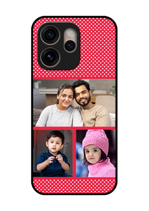 Oppo Reno 15 Pro 5G Custom Glass Phone Case - Bulk Photo Upload Design