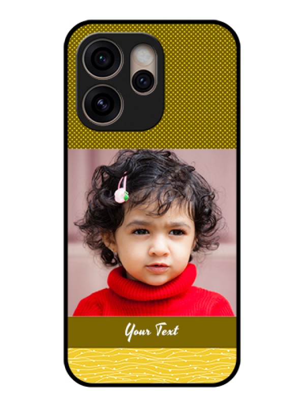 Custom Oppo Reno 15 Pro 5G Custom Glass Phone Case - Simple Green Color Design