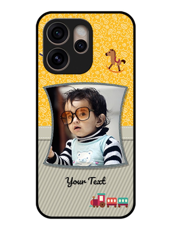 Custom Oppo Reno 15 Pro 5G Custom Glass Phone Case - Baby Picture Upload Design