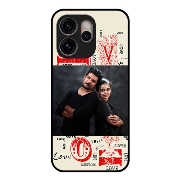 Oppo Reno 15 Pro 5G Custom Glass Phone Case - Trendy Love Design Case