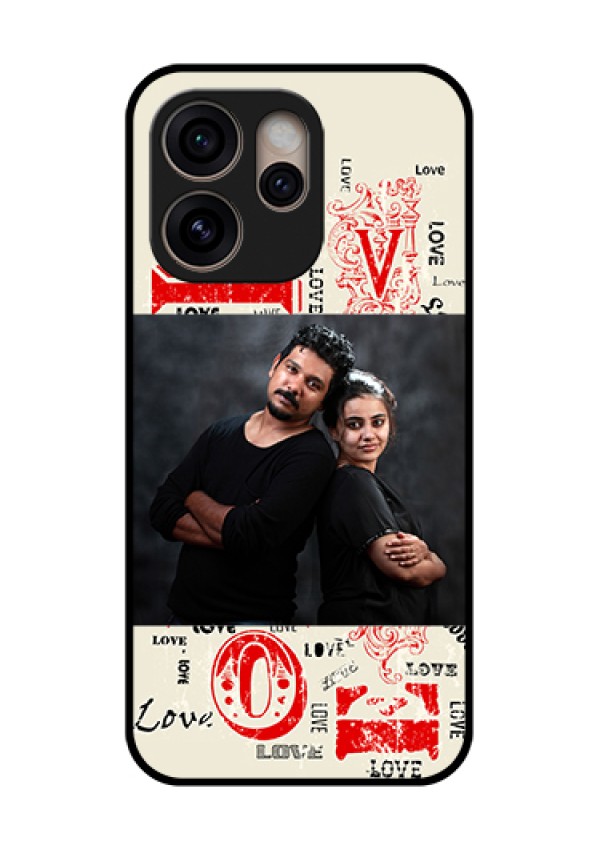 Oppo Reno 15 Pro 5G Custom Glass Phone Case - Trendy Love Design Case