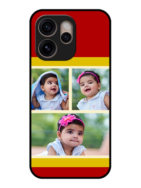 Custom Oppo Reno 15 Pro 5G Custom Glass Phone Case - Multiple Pic Upload Design