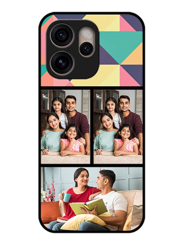 Custom Oppo Reno 15 Pro 5G Custom Glass Phone Case - Bulk Pic Upload Design